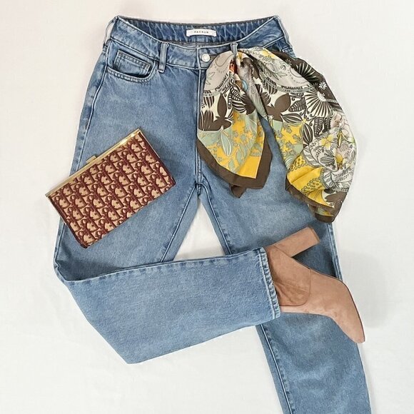 PACSUN Medium Wash Cropped Straight Leg MOM Jean, Size: 25 - Picture 4 of 10